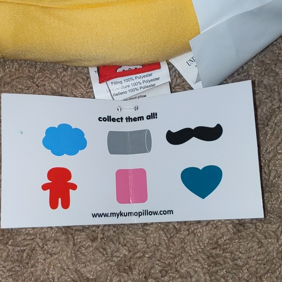mykumo Bedding New Mykumo Lemon Smiley Face Cloud Pillow Poshmark